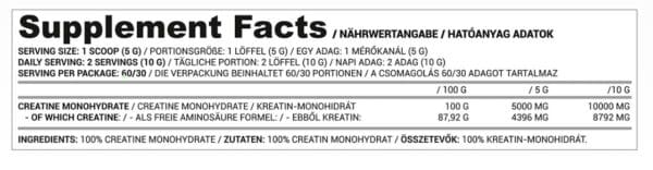 CREATINE NUTRIVERSUM 500g – Image 2